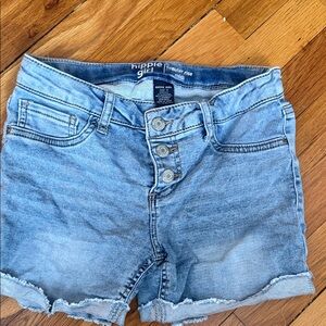 Hippie Girl Light Blue Denim Shorts